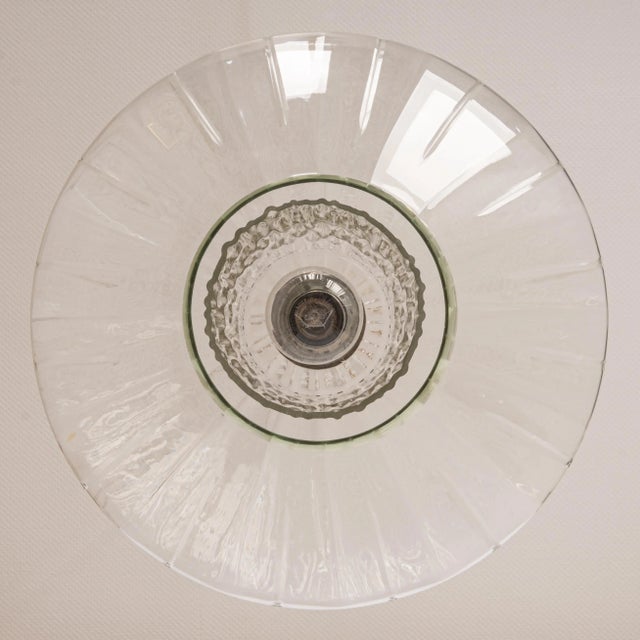 1970s Large German Glass Pendant Light in Tulipan Form by Cosack, 1970s For Sale - Image 5 of 11