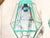 1980s Stunning Pair of Vintage Solid Brass & Glass Geometric Hanging Lanterns - a Pair For Sale In Miami - Image 6 of 16