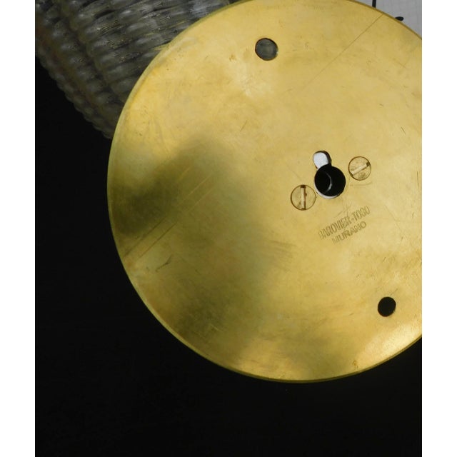 1950s Ribbed Cups Sconces by Barovier E Toso, a Pair For Sale - Image 11 of 11