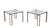 Square Model T24 Sofa Tables by Peter Ghyczy, 1970s, Set of 2 For Sale - Image 10 of 10