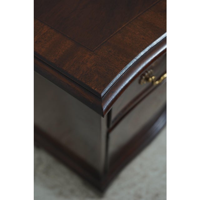Pair Drexel Heritage Chippendale Mahogany Nightstands For Sale - Image 10 of 18
