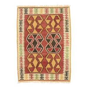 Vintage Persian Shiraz Kilim Rug - 02'10 X 03'11