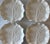 Bordallo Pinheiro Set of 4 White Ceramic Cabbage Leaf Plates For Sale - Image 4 of 10