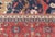 Large Persian Bidjar Rug With Navy Field and Red Border Floral Design For Sale - Image 4 of 16