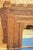 This is a large hand-carved teak architectural panel, assembled as a headboard/ could be a fireplace surround or wall...