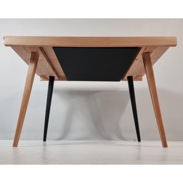 Vintage Dining Table in Ash, 1960s, in Flawless conditions. Designed 1960 to 1969