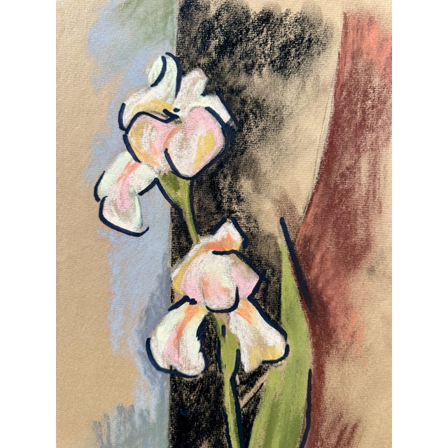 Original pastel on paper by Henry Emil Salloch, also known as Heinz Emil Salloch, the German-born American artist and...