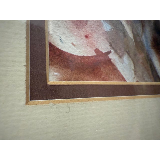 1980s 1980s Original Watercolor by Mary Endico – Sugar Loaf Ny Fantasy Factory For Sale - Image 5 of 12