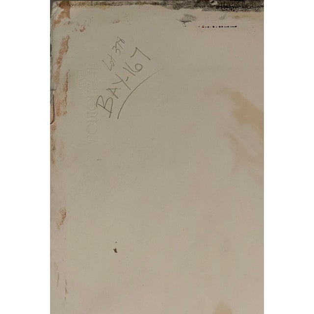1987 Tom Lieber Abstract Expressionist Color Monotype Oil Painting by Tom Lieber For Sale - Image 9 of 12