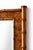 Large Vintage Carved Wood Faux Bamboo Wall Mirror – Beveled Glass – Palm Beach Regency Coastal Statement (56”) For Sale - Image 4 of 5