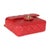 Red Quilted Lambskin Coco Pins Mini Flap Bag For Sale In New York - Image 6 of 9