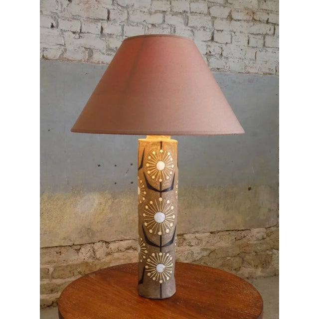 Ceramic Lamp by Odette Dijeux, 1970 For Sale - Image 3 of 7