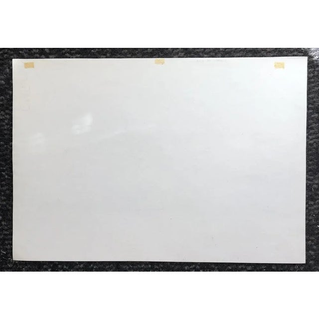 1960s Frédéric Schmied, Paysage au bord du Rhône, 1962, Pencil on Paper For Sale - Image 5 of 6