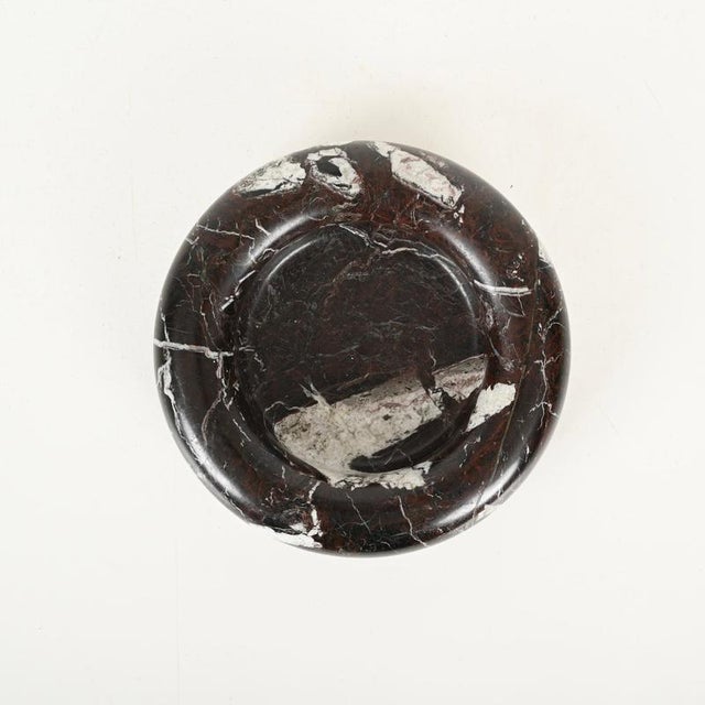 Red Levanto Marble Decorative Bowl from Angelo Mangiarotti, Italy, 1950s For Sale - Image 10 of 13