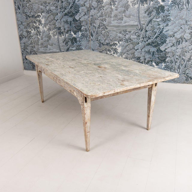 19th C. Italian Table From a Convent in Original Paint For Sale In Wichita - Image 6 of 13