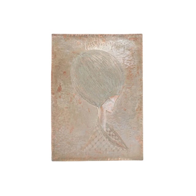 Italian Copper Wall Panel by Gallinaro, 1950s For Sale
