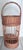 Vintage 1960s French Wicker Tall Bottle Basket Wine Bar For Sale In New York - Image 6 of 10