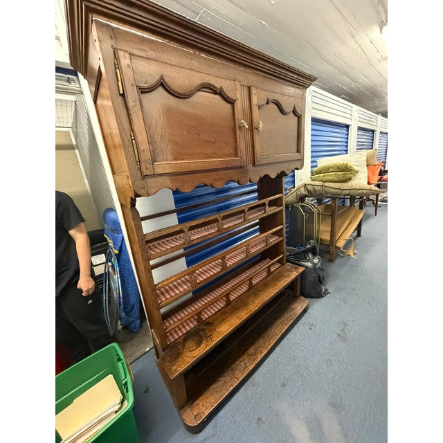 French Antique Fruitwood Dressoir, China Cabinet or Cupboard For Sale - Image 17 of 18