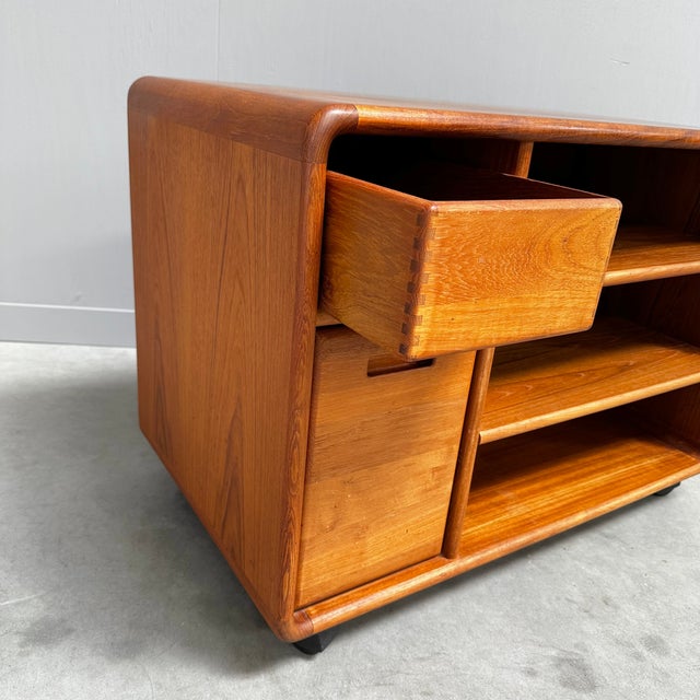Brown Vintage Danish Hifi Rack in Teak from Salin Nyborg, 1960s For Sale - Image 8 of 15