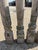 Antique French Farmhouse Turn Carved Wooden Baluster Spindle Table Legs Set of 4 For Sale - Image 12 of 17