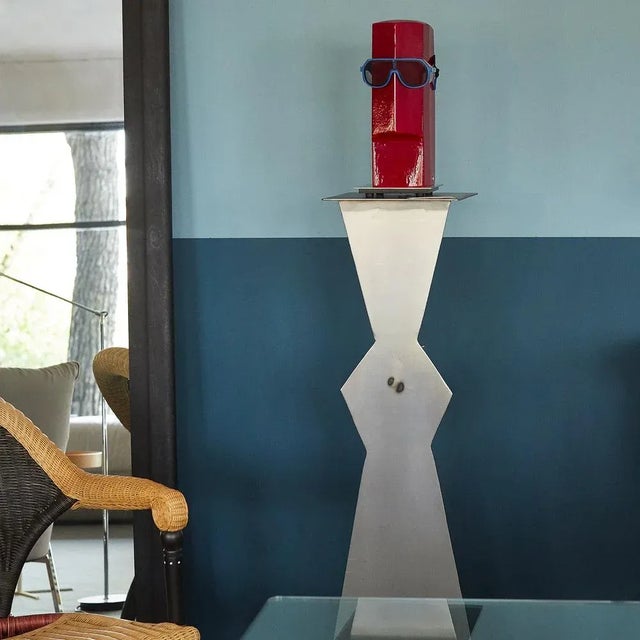 Arco d’Orizzonte Vase Holder by Raffaello Biagetti for Memphis, 1999 For Sale - Image 6 of 10