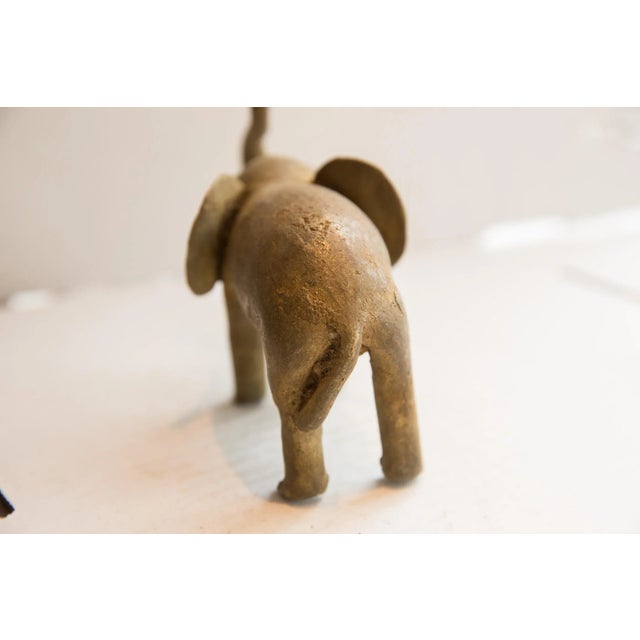 Vintage African Elephant Sculpture For Sale In New York - Image 6 of 9