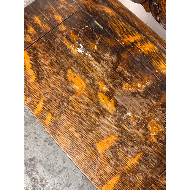 Antique Wooden Entry Hall Storage Tree For Sale - Image 10 of 12