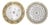 19th Century Saxony Porcelain Plates with Floral Motifs, Set of 2 For Sale