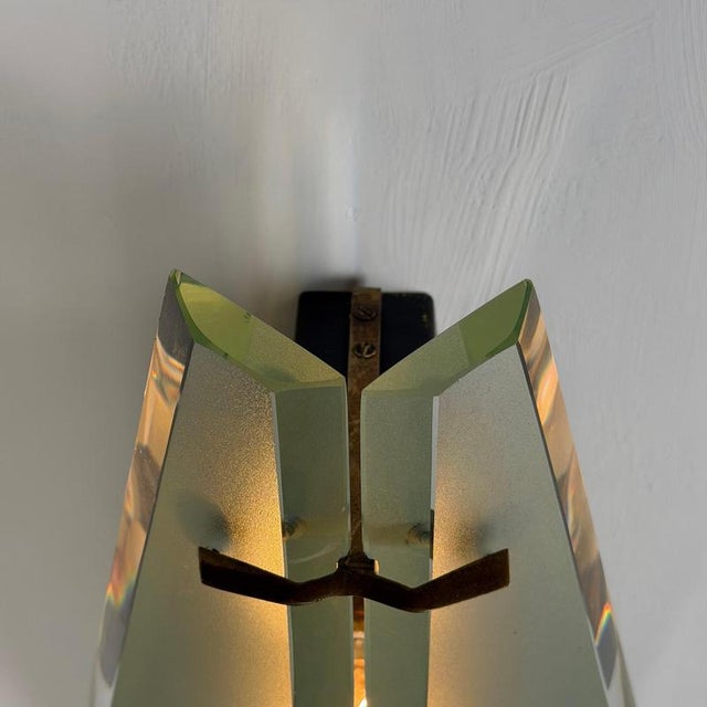 Model 1937 Wall Lights attributed to Max Ingrand for Fontana Arte, Italy, 1958, Set of 2 For Sale - Image 10 of 18