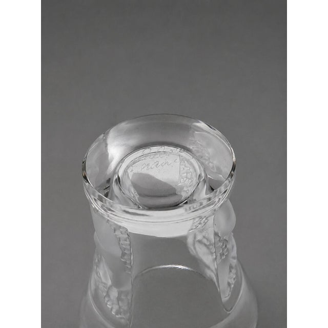 Lalique Set of Six (6) Lalique 'Enfants' Crystal Liqueur Shot Glasses, France Signed For Sale - Image 4 of 6