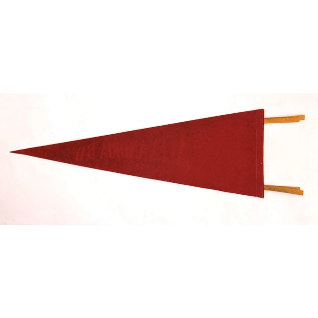 Vintage Alexandria Bay, New York Felt Pennant For Sale - Image 4 of 5