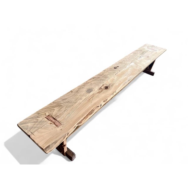 Made-to-Order Farmhouse Trestle Bench A bold yet refined bench in the rustic European farmhouse tradition. Made to order...