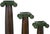 1980s 1980s Castilian Imports Bronze Iron Ionic Column Corinth Candleholders - Set of 3 For Sale - Image 5 of 8