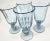 Frosted Blue Seashell Goblets- Set of Four For Sale - Image 11 of 12