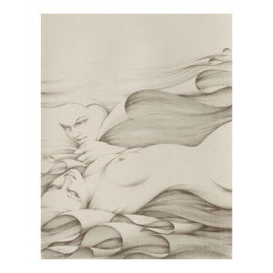 1987 Gérard Daran Couple Signed Lithograph