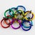 David Spada Modernist Rainbow Multicolor Aluminum Bangle Bracelet For Sale - Image 11 of 14