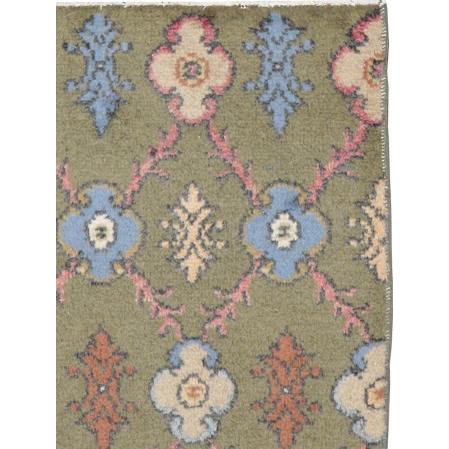 Rustic Galerie Shabab Collection Mid-20th Century Turkish Anatolian Throw Rug For Sale - Image 3 of 8