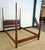 Traditional Late 20th Century Four Poster Solid Cherry Full Size Bedframe With Finials For Sale - Image 3 of 3