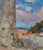 Cityscape Oil Painting, Ukrainian Soviet Art 70-60 For Sale - Image 6 of 6