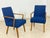 Mid-Century Blue Armchair, 1960s For Sale - Image 3 of 12