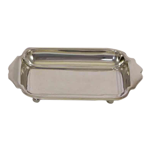 1970s New Silver Oblong Sweet Dish 7 In.