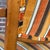 Maxwell Royal Orange and Brown Striped Mid-Century Modern High Back Arm Chair For Sale - Image 12 of 12