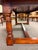 Mahogany English Country Rustic Farmhouse Dining Table, Circa 1980 For Sale - Image 12 of 12