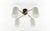 Mid-Century Modern Four-Armed Brass and Glass Lamp, 1950s For Sale - Image 6 of 13
