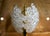 Mid-Century Modern Vintage Murano Crystal and Brass Table Lamp, 1960s For Sale - Image 3 of 11