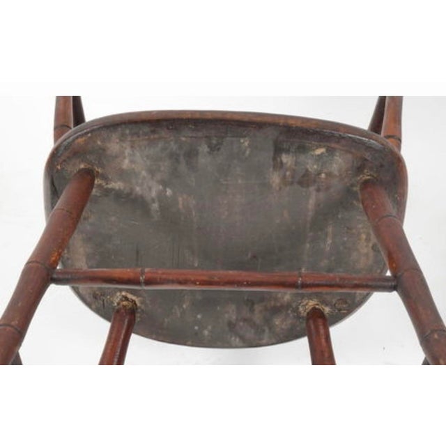 Antique Birdcage Windsor Chairs, a Near Pair For Sale - Image 10 of 12