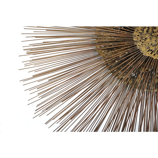 1960's Brutalist Sunburst Wall Sculpture by William and Bruce Friedle For Sale - Image 11 of 13