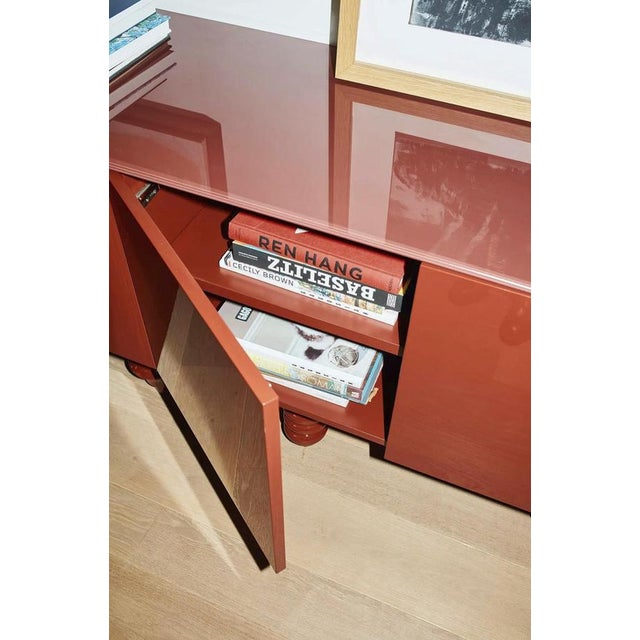 Black Multileg Cabinet in High Gloss Brown Lacquer from Jaime Hayon For Sale - Image 8 of 17