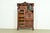 Early Baker Furniture Antique Victorian Carved Tiger Oak Side-by-Side Bookcase With Drop Front Secretary Desk, Circa 1900 For Sale - Image 17 of 17