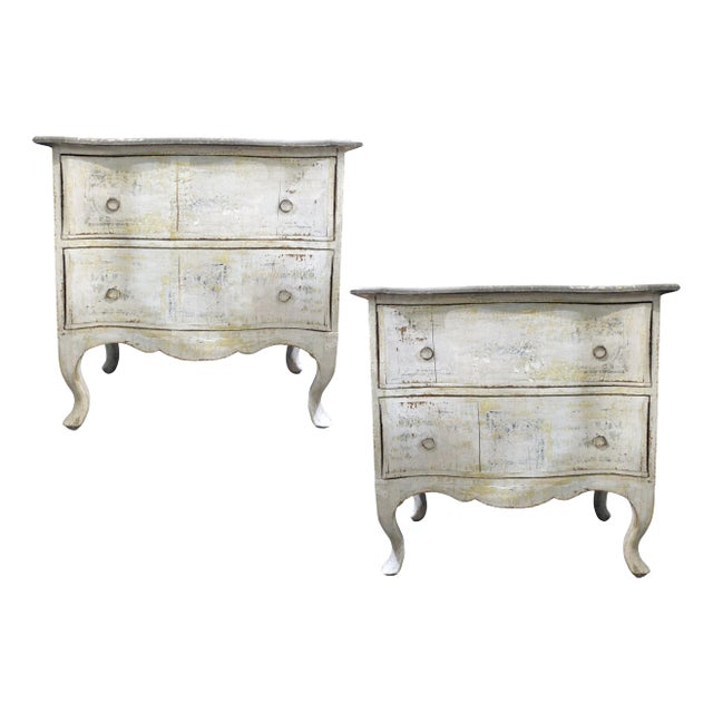 Pair of Antique 18th Century Florentine Italian Bedside Commodes For Sale
